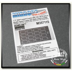 1/35 Adhesive Mirror Film - German Leopard 2A4/2A5/2A6 MBT