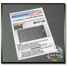1/35 Adhesive Mirror Film - SPz 2 LUCH Mirrors for Revell kit