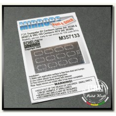 1/35 Adhesive Mirror Film - Centauro Series Mirrors for Trumpeter kit