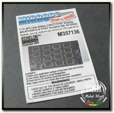 1/35 Mirror Film - British CVR(T) FV107 Scimitar & FV101 Scorpion