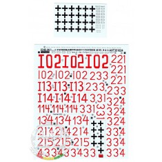Decals for 1/35 1.Abt/Pz.Rgt.4