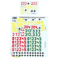 Decals for 1/35 Schwere SS-PzAbt 101 Tiger IIs