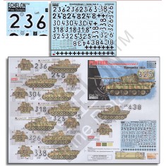 Decals for 1/35 12. SS-Pz.Div. Panthers (Pt.2) Normandie 1944 Markings