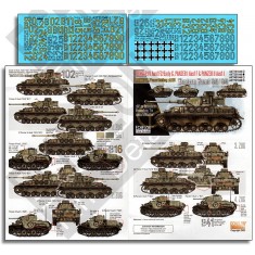 1/35 Pz-Abt z.b.V. 66 Panzer I Fs, II Js and IV F2/Gs Decals
