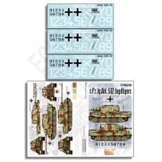 1/16 German s.Pz.Jg.Abt. 512 Jagdtigers Decals
