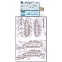 Decals for 1/35 Merkava Siman 3D (Part3)