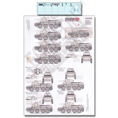Decals for 1/35 Russian BT-7 Model 1935 & 1937 34th Tank Division & 1st Motorized Division