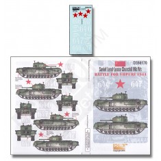1/35 Soviet Lend-Lease Churchill Mk.IVs at the Battle for Viipuri 1944(water-slide decals)