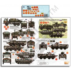 Decals for 1/35 Chechen War Russian AFVs Part 2: ZIL 131, KamAZ- 4310, BTR-80, BMP-1P etc.