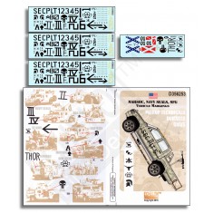 Decals for 1/35 MARSOC, NAVY SEALS, SFG Vehicle Markings