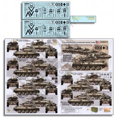 Decals for 1/35 3-73 AAR M551A1 TTSs In Operation Desert Storm