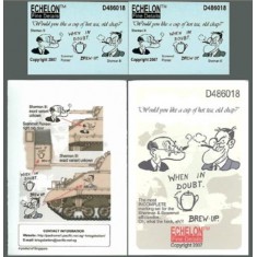 1/48 "Would You Like a Cup of Hot Tea, Old Chap?" Decals [Limited Edition]