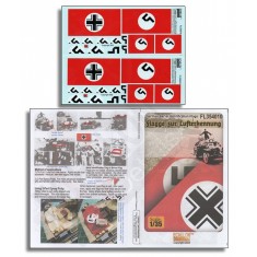 Decals for 1/35 WWII German Aerial Identification / Recognition Flags