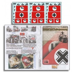 Decals for 1/48 WWII German Aerial Identification / Recognition Flags