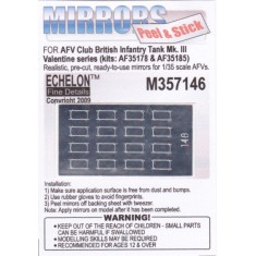 1/35 Valentine Tank series Mirrors (AFV Club) (Adhesive) 