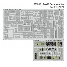 1/32 A6M2 Zero Interior Photo-etched set for Tamiya kits