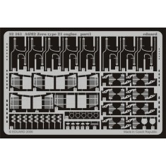Photoetch for 1/32 Mitsubishi A6M2 Zero Type 21 Engine for Tamiya kit