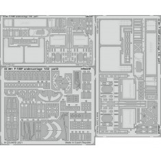 1/32 F-100F Super Sabre Undercarriage Detail Set for Trumpeter kits