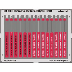 Colour Photoetch for 1/32 Remove Before Flight