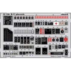 1/32 Boeing B-17G Flying Fortress Placards for Hong Kong Models kits