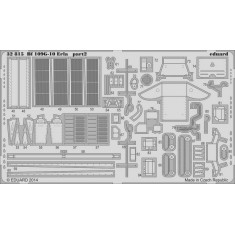1/32 Messerschmitt Bf 109G-10 Erla Detail set for Revell kit (2 photo-etched sheets)