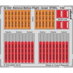 1/32 Remove Before Flight - Israel STEEL PE set 