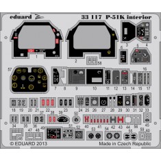 1/32 North-American P-51K Mustang Interior Detail-up Set for Tamiya kit