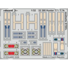 1/32 Hawker Hunter T.7/T.7A Seatbelts PE Set for Revell Kit