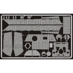 Photo-etched Zimmerit for 1/35 Panther Ausf.A for Tamiya kit