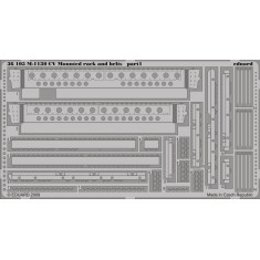 1/35 M1130 Stryker CV/Command Vehicle Mounted Rack and Belts for Trumpeter kit