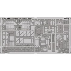 Photo-Etched set for 1/35 sWS with 20mm Flakvierling for Great Wall Hobby kit