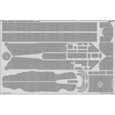1/35 Panther Ausf.D Zimmerit Vertical for Tamiya kit #35345 (2 PE sheets)