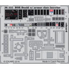 1/35 D9R Doobi w/Armour Slats Interior Detail Set for Meng Models SS-010 (1PE)