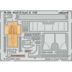 1/35 StuG III Ausf. G Assault Gun Detail Set for Miniart kits