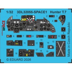 1/32 Hawker Hunter T.7 Details on 3D Decal for Revell Kit