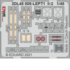 1/48 Ilyushin Il-2 SPACE 3D Decals & PE parts for Zvezda kits