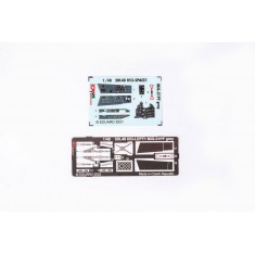 1/48 Mikoyan-Gurevich MiG-21PF Grey SPACE Decals & PE parts for Eduard kits