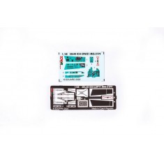 1/48 Mikoyan-Gurevich MiG-21PF SPACE Decals & PE parts for Eduard kits
