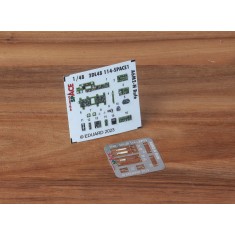 1/48 Nakajima A6M2-N Rufe [Space] 3D Decals & PE parts for Eduard kits