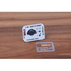 1/48 I-16 Type 10 Cockpit 3D Decals & Seatbelt PE for Eduard kits