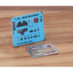 1/48 Curtiss P-40E Warhawk Instrument Panels and Seatbelts for Eduard kits