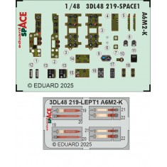 1/48 Mitsubishi A6M2-K Zero Panels 3D Decal and PE Seatbelts for Eduard kits