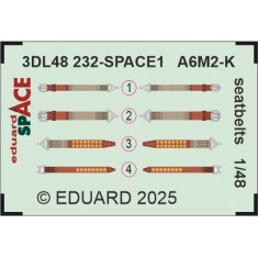 1/48 A6M-2K Zero Seatbelts Interior Detail Set for Eduard kits