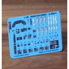 1/48 Ju 88A-4 Cockpit 3D Decal for Eduard/ICM kits