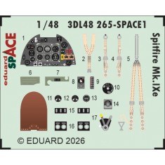 1/48 Spitfire Mk.Ixe on 3D Decal for Airfix kits