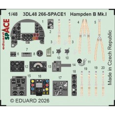 1/48 Hampden B Mk.I Detail Parts on 3D Decal for ICM kits
