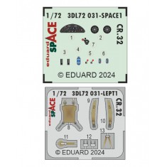1/72 Fiat CR.32 3D Decals & PE parts for Italeri kits