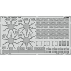 1/48 Boeing B-17G Flying Fortress Engines Photo-etched Detail Set for Hong Kong Models