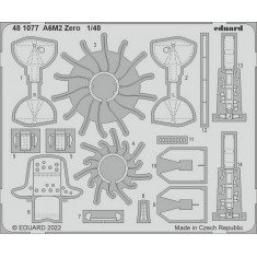 1/48 Mitsubishi A6M2 Zero Detail set for Eduard kits