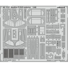 1/48 Supermarine Seafire F.XVII Exterior Photo-etched set for Airfix kits